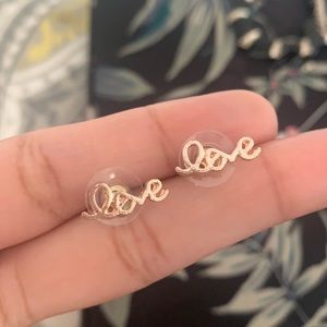 Rosegold earrings